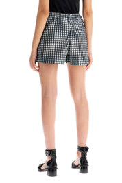 Ganni "seersucker Checkered Pattern   Black