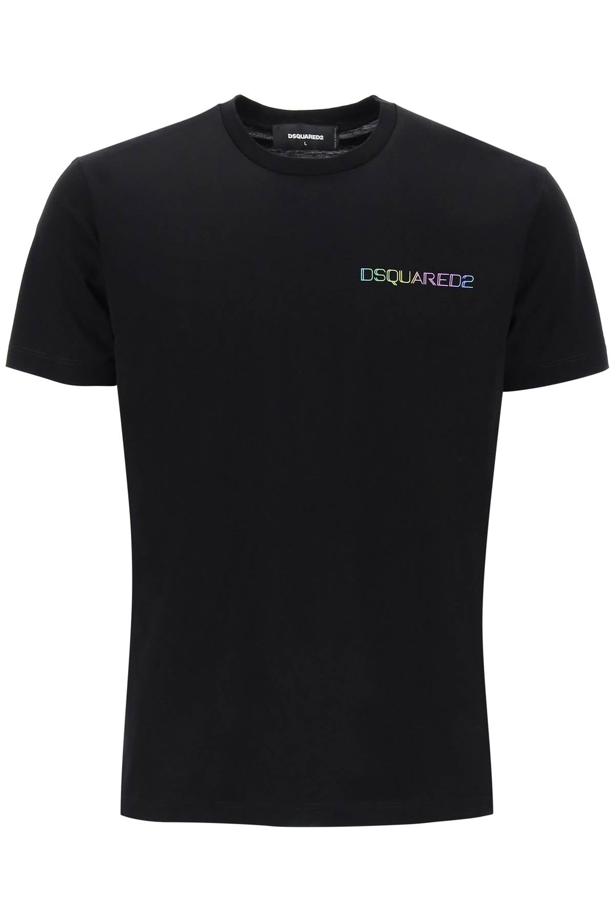 Dsquared2 Printed Cool Fit T Shirt   Black