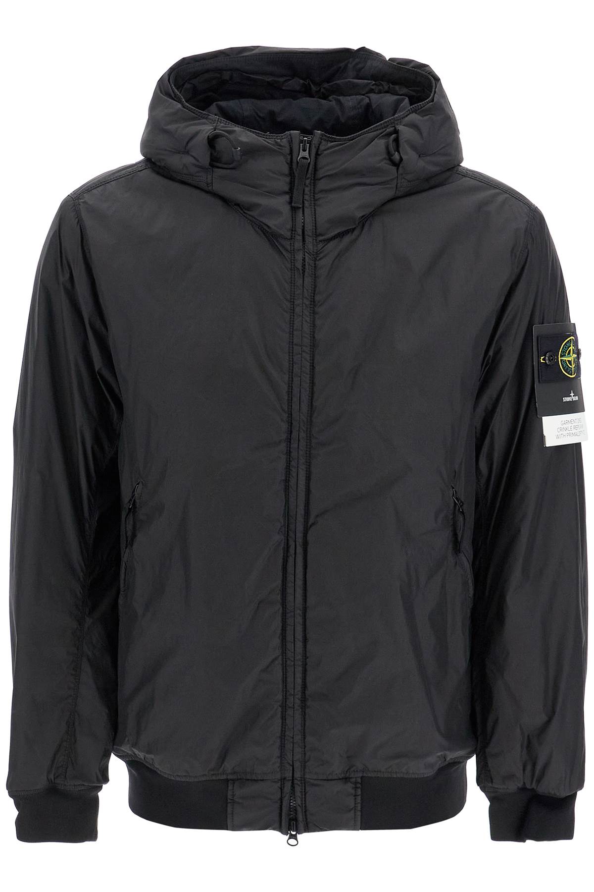 Stone Island Padded Jacket With Prima   Black