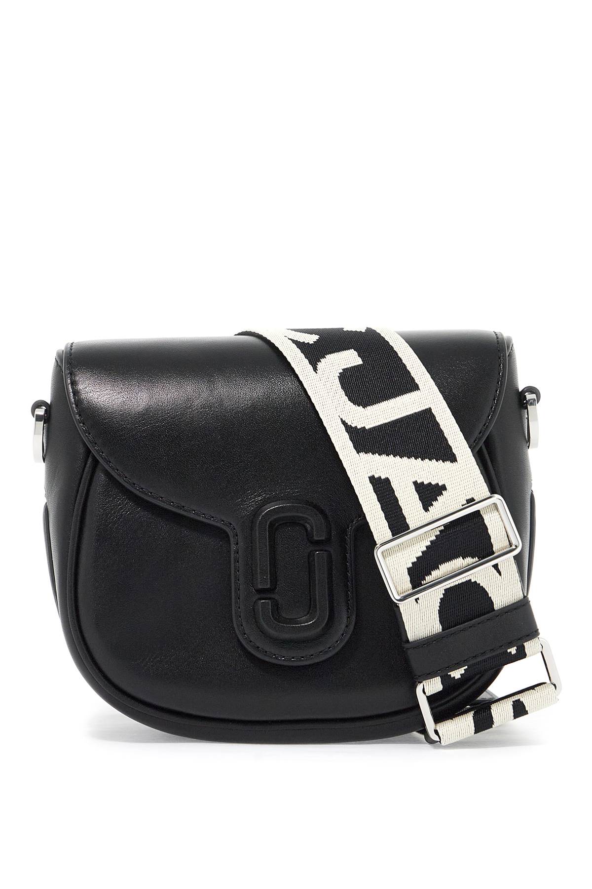 Marc Jacobs The Covered J Marc Saddle Bag   Black