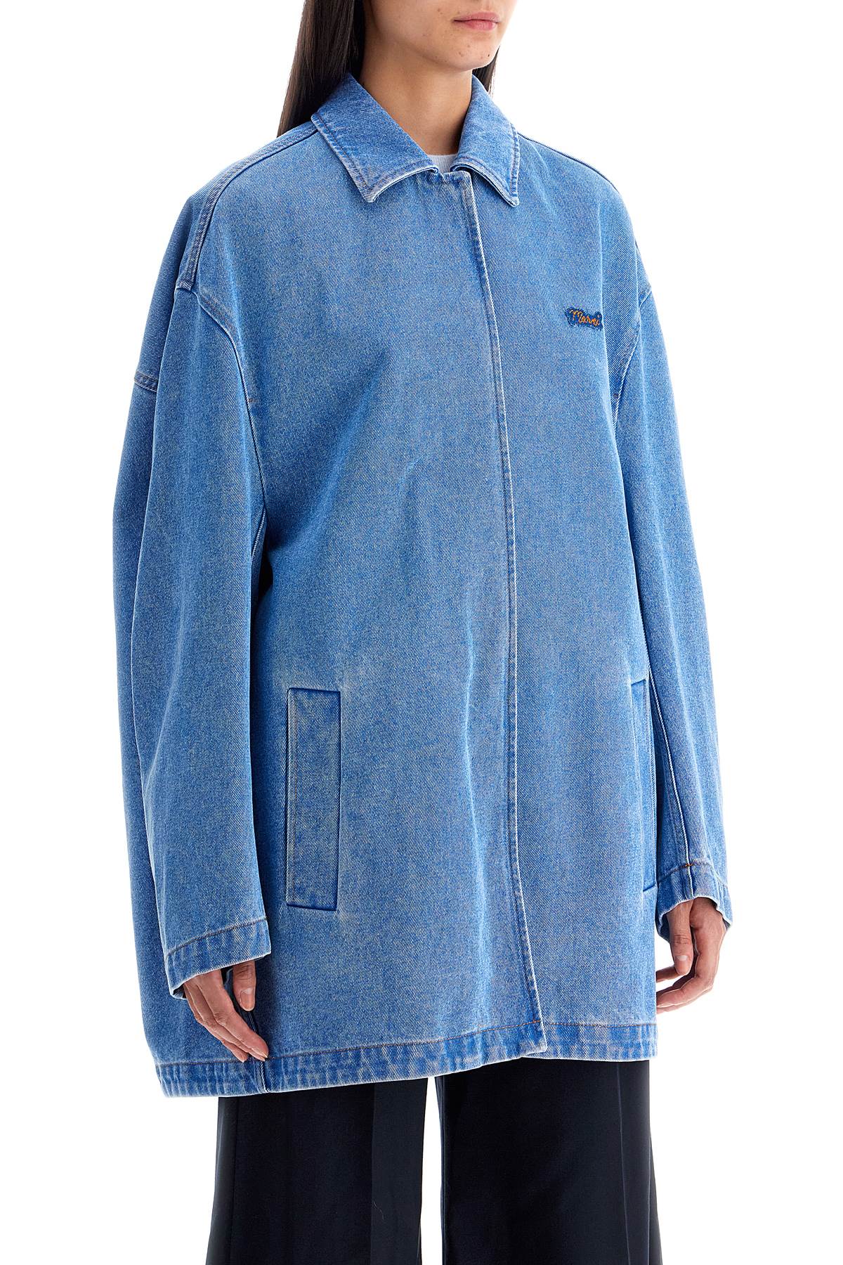 Marni "oversized Organic Denim Jacket   Blue