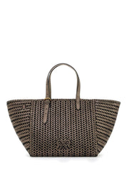 Anya Hindmarch Neeson Square Tote   Grey