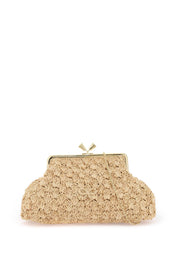 Anya Hindmarch Large Maud Bow Clutch   Neutral