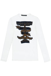 Y Project Paris' Best Long Sleeve Mesh T Shirt   White