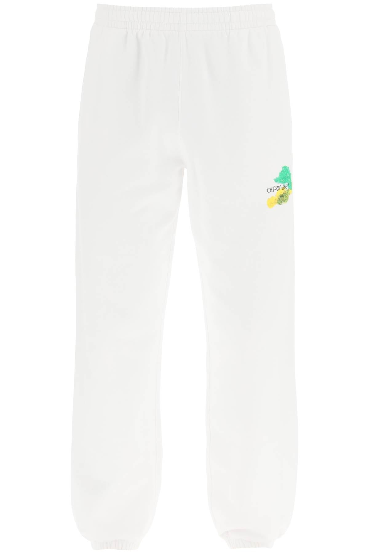 Off White 'Brush Arrow' Sweatpants   White