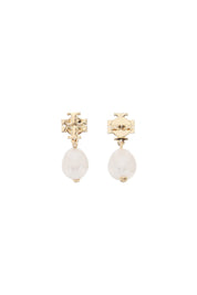 Tory Burch Kira Earring With Pearl   White