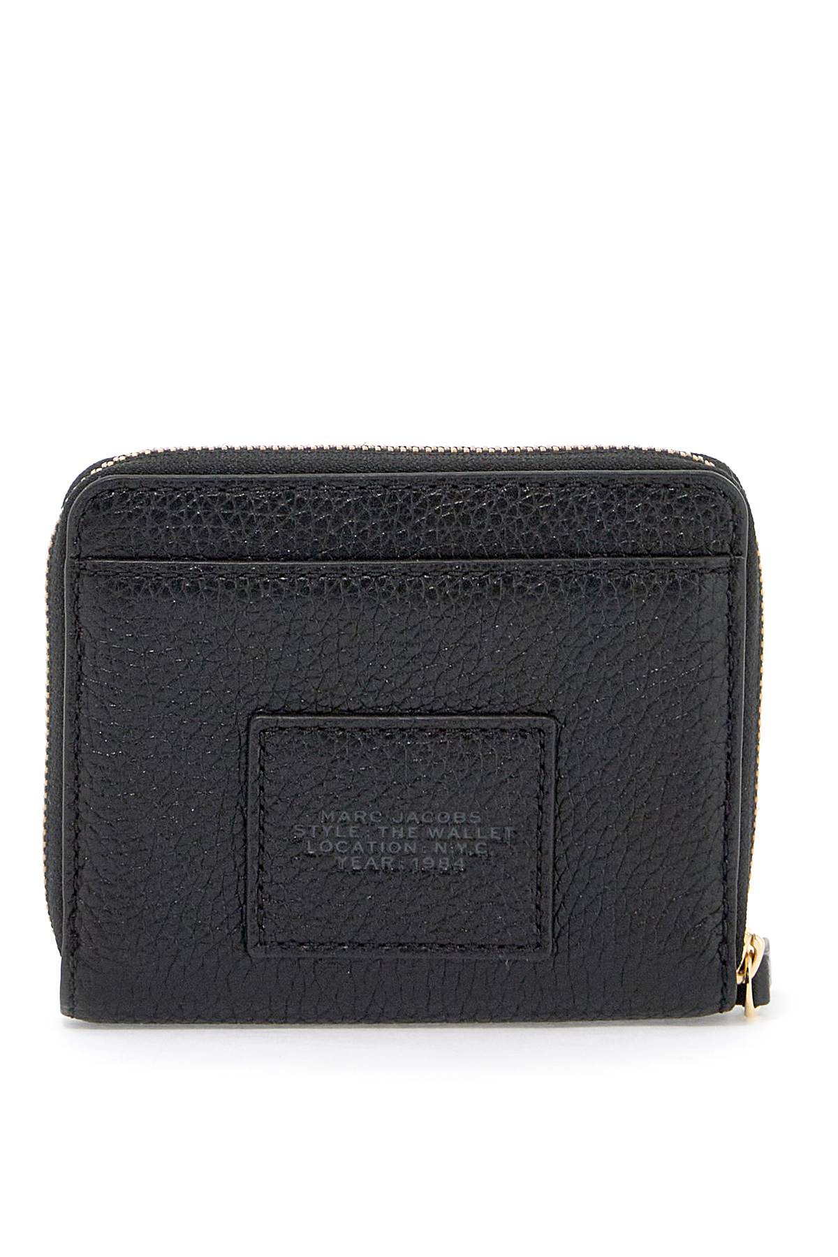 Marc Jacobs The Leather Mini Compact Wallet   Black