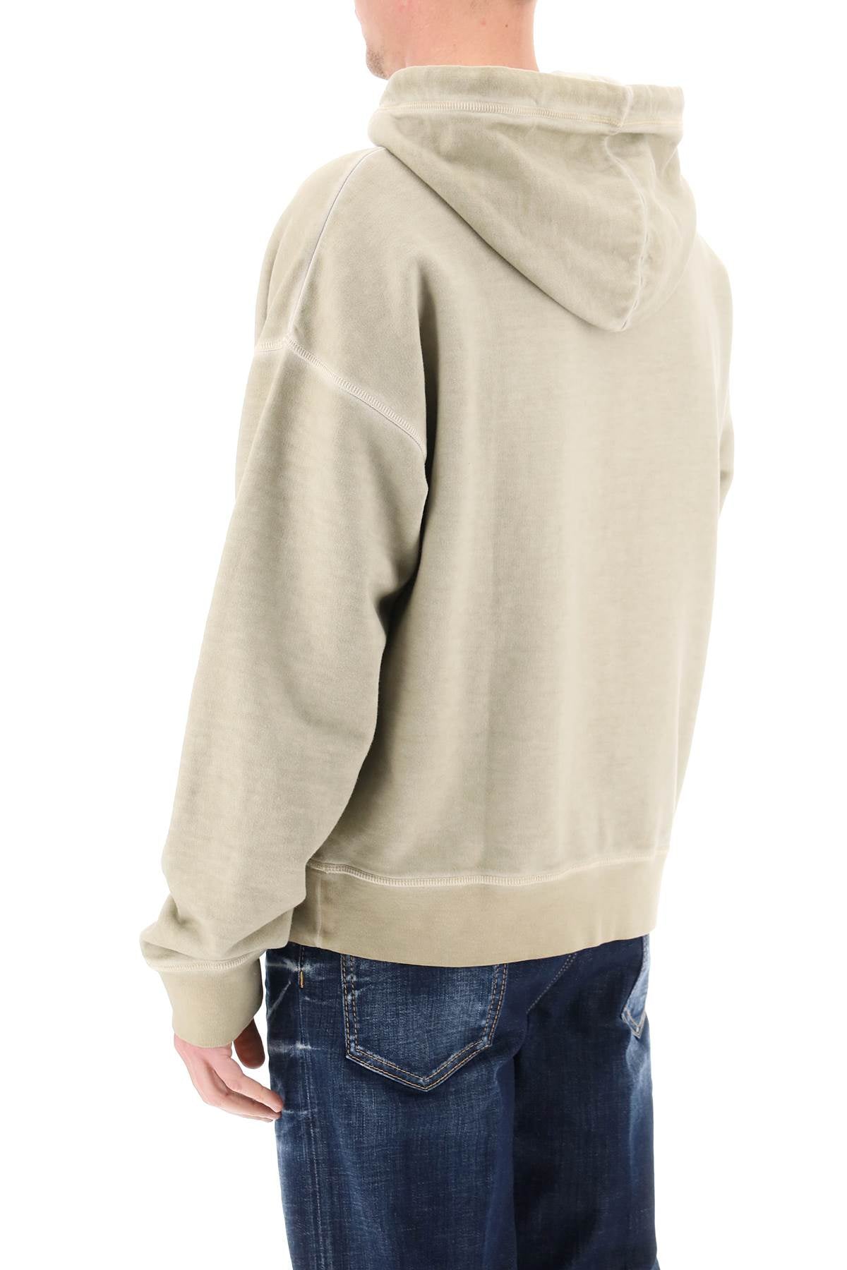 Dsquared2 Cipro Fit Hoodie   Beige