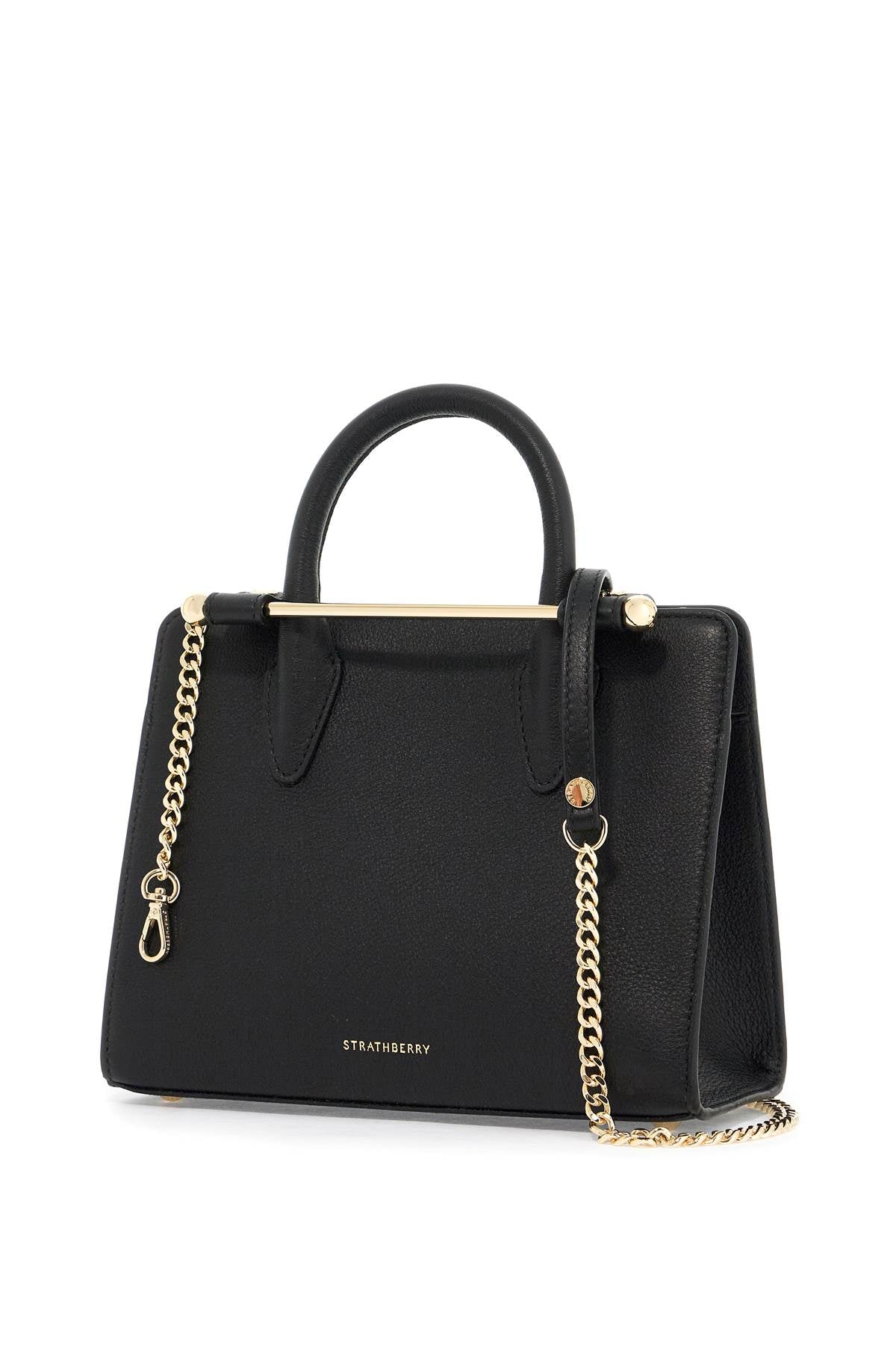 Strathberry Mini Tote Bag   Black