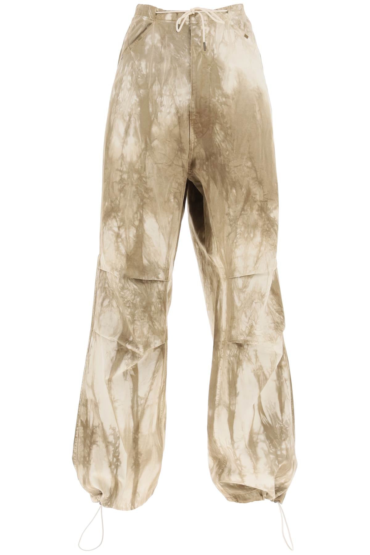 Darkpark Daisy Tie Dye Baggy Pants   Green