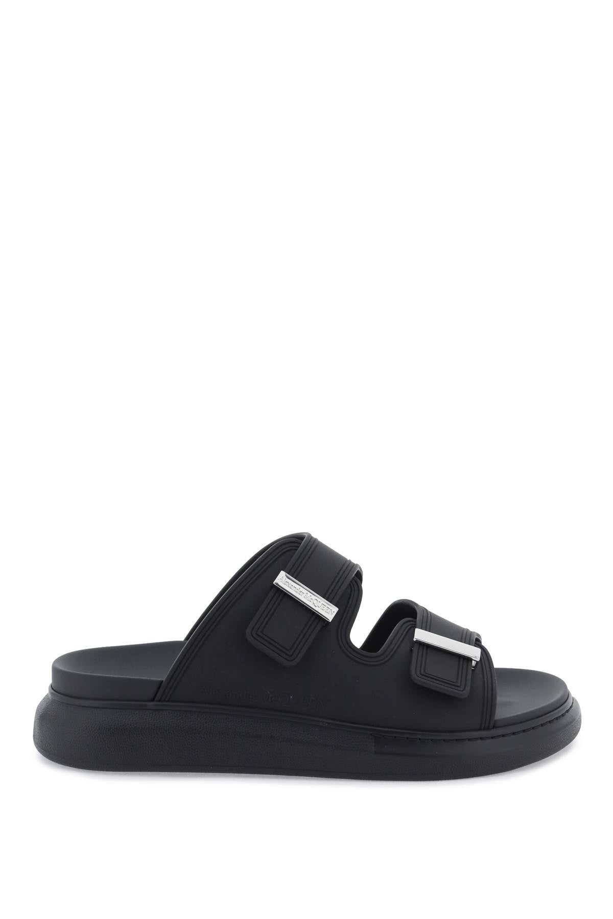 Alexander Mcqueen Tpu Slides   Black