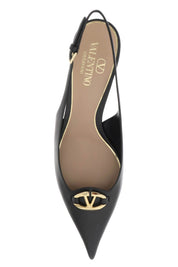 Valentino Garavani Slingback Vlogo Décollet   Black