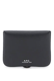 A.P.C. Josh Coin Purse   Black