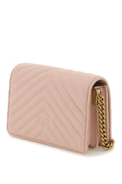 Pinko Love Click Mini Chevron Bag   Pink