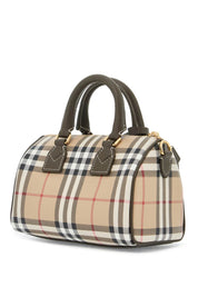 Burberry Ered\N\Nmini Checkered Bowling Bag   Beige