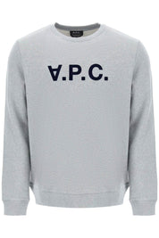 A.P.C. Flock V.P.C. Logo Sweatshirt   Grey