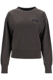 Isabel Marant Shad Sweatshirt With Logo Embroidery   Grey