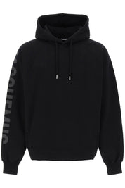 Jacquemus Le Hoodie Typo Hoodie   Black