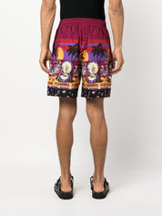 Pleasures Shorts Bordeaux