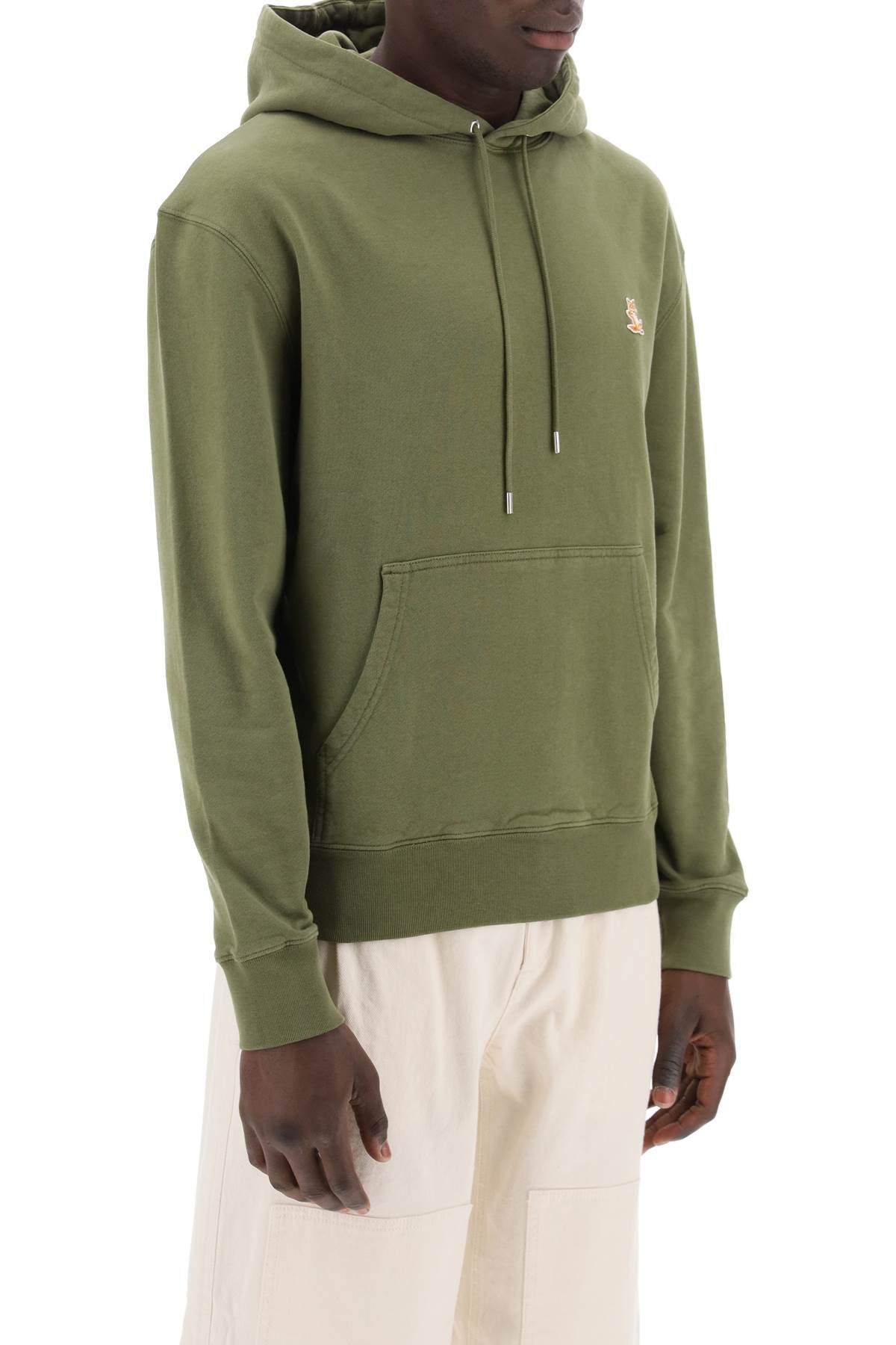 Maison Kitsune Chillax Fox Hooded Sweatshirt   Green