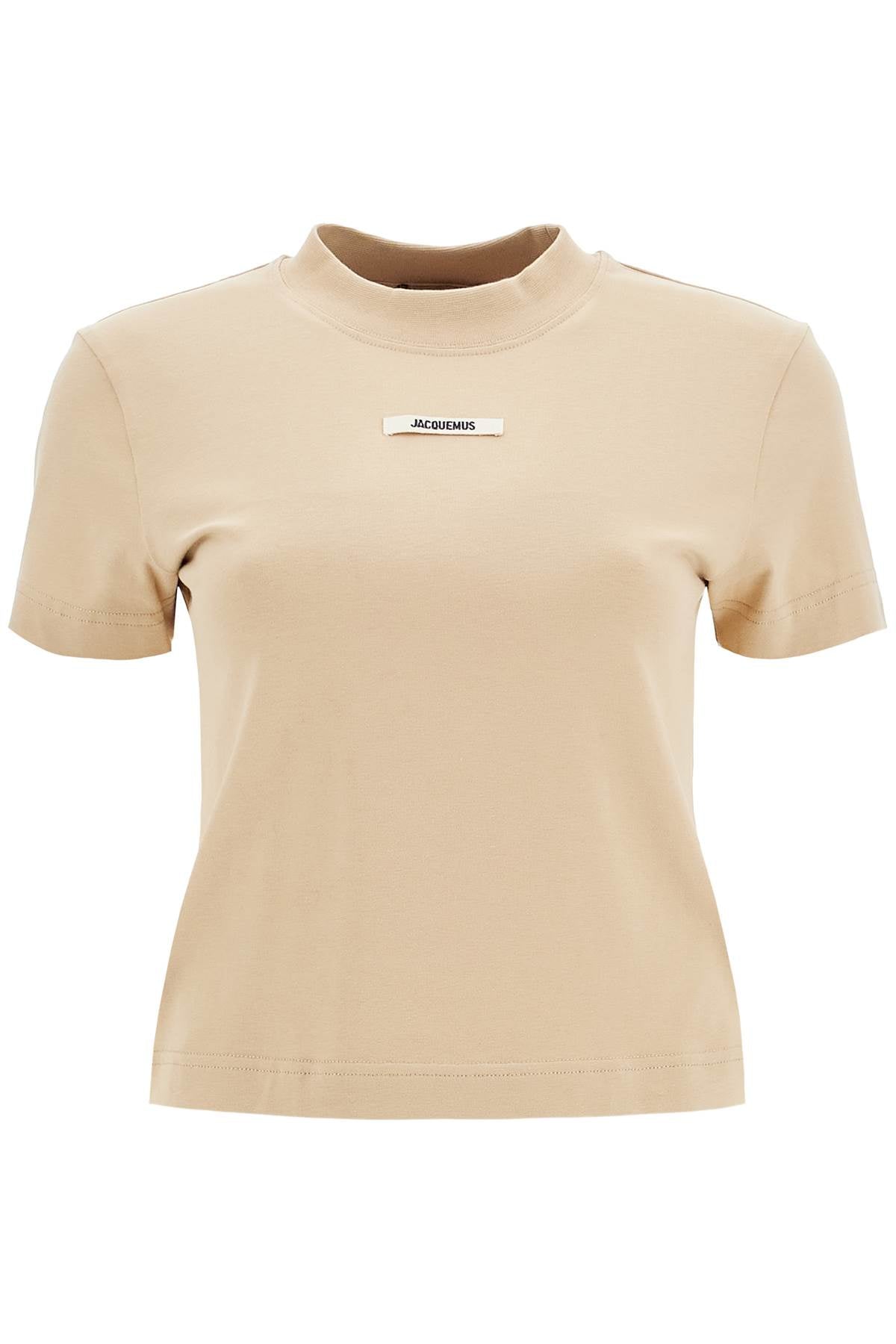 Jacquemus The Gros Grain T Shirt With   Beige