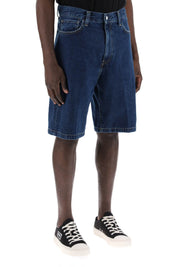 Carhartt Wip Landon Denim Shorts   Blue