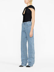 Mugler Jeans Clear Blue