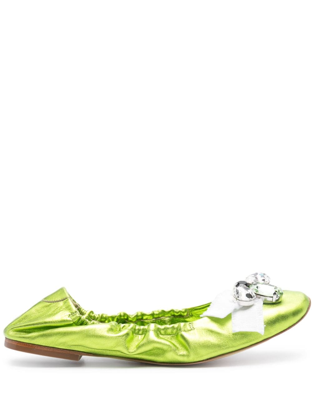 Casadei Flat Shoes Green