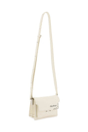 Marni Mini Soft Trunk Shoulder Bag   White