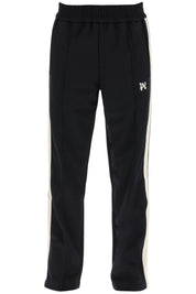 Palm Angels Contrast Band Joggers With Track In   Black