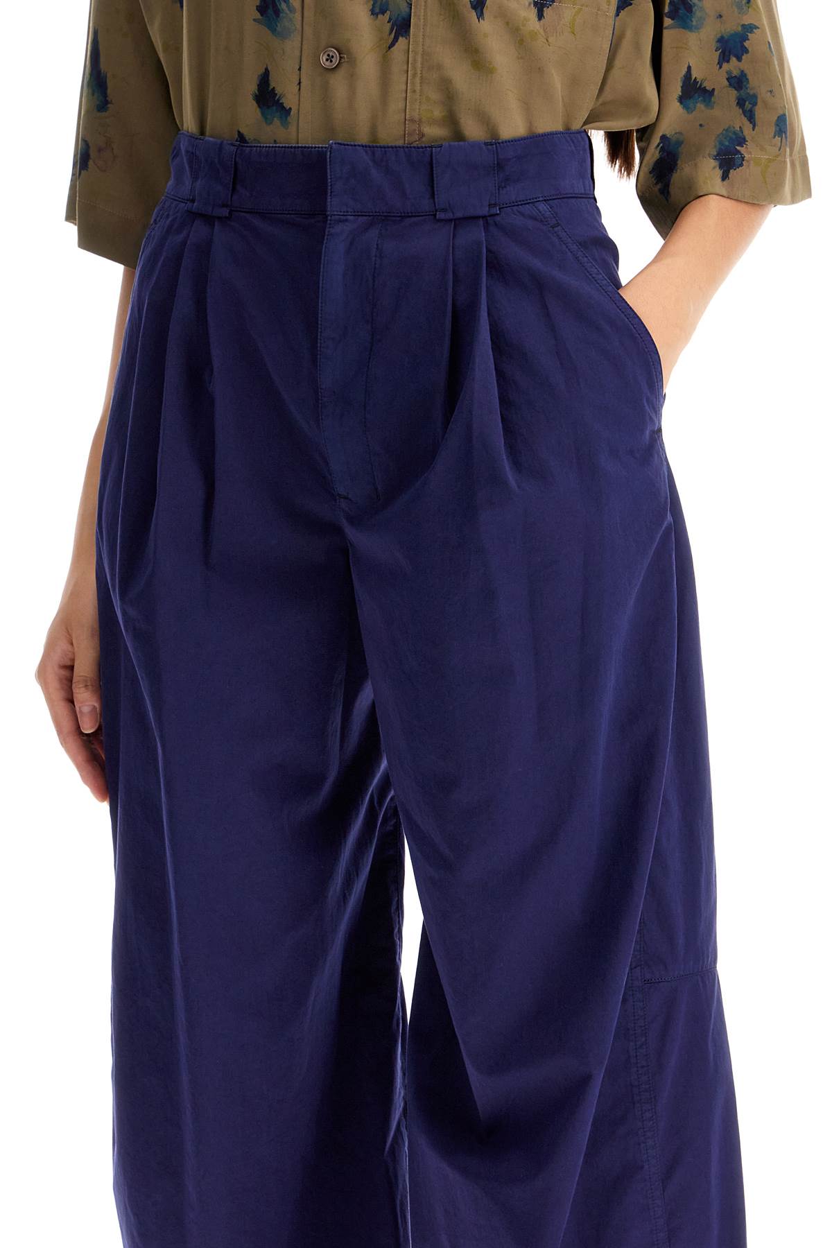 Lemaire Lightweight Wide Leg Pants   Blue