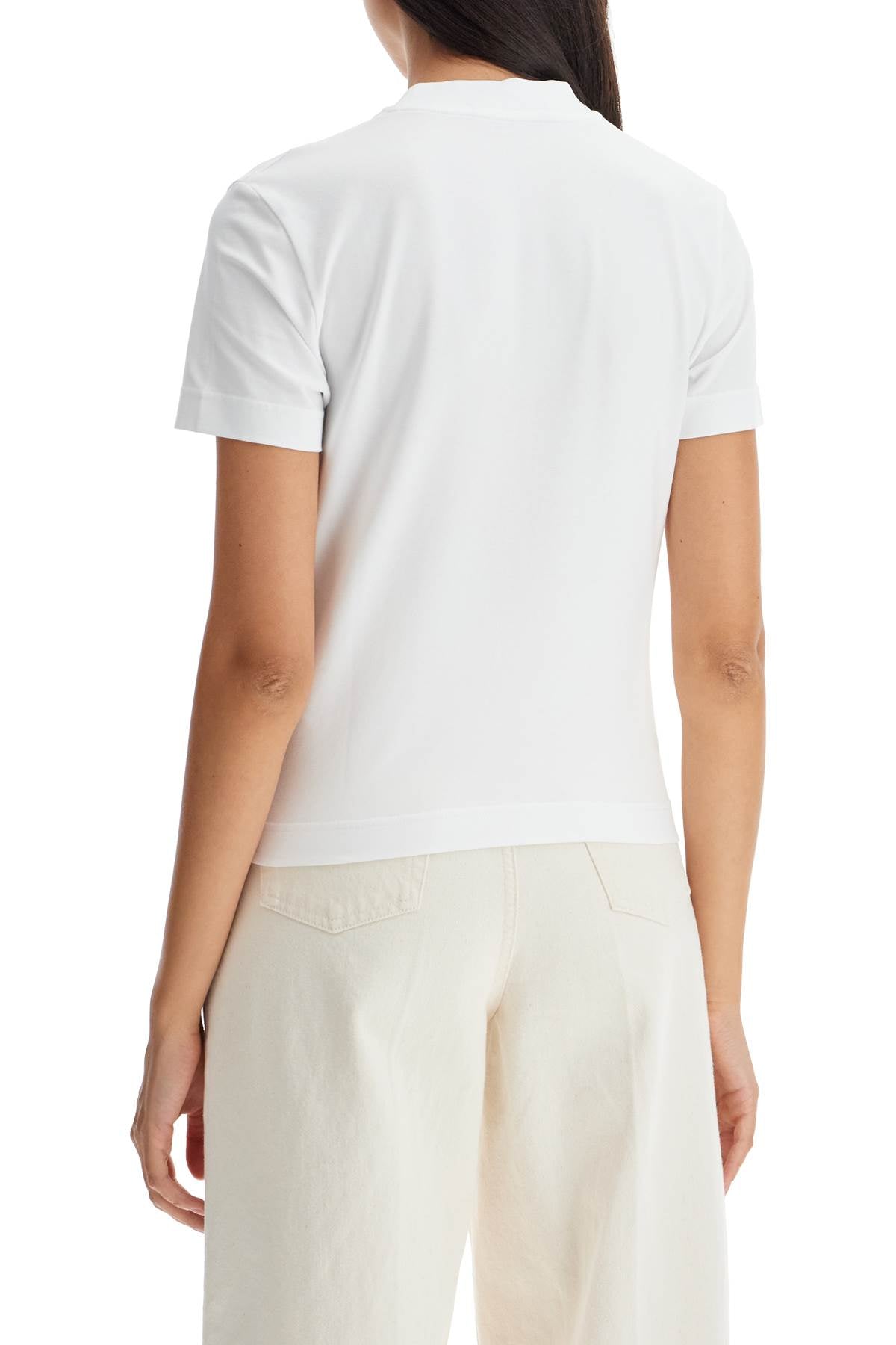 Jacquemus The Gros Grain T Shirt With   White