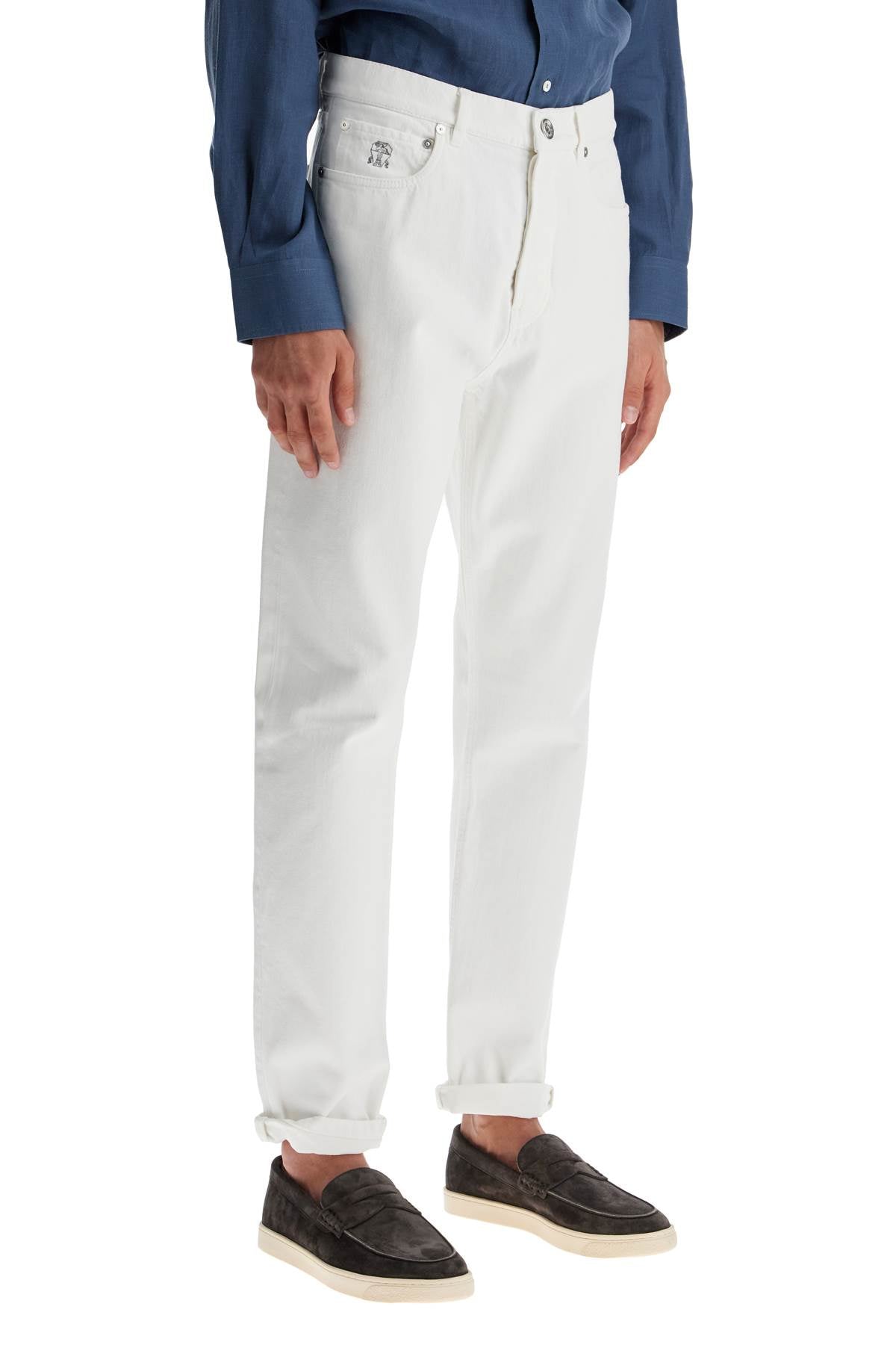 Brunello Cucinelli Iconic Fit Jeans For   White