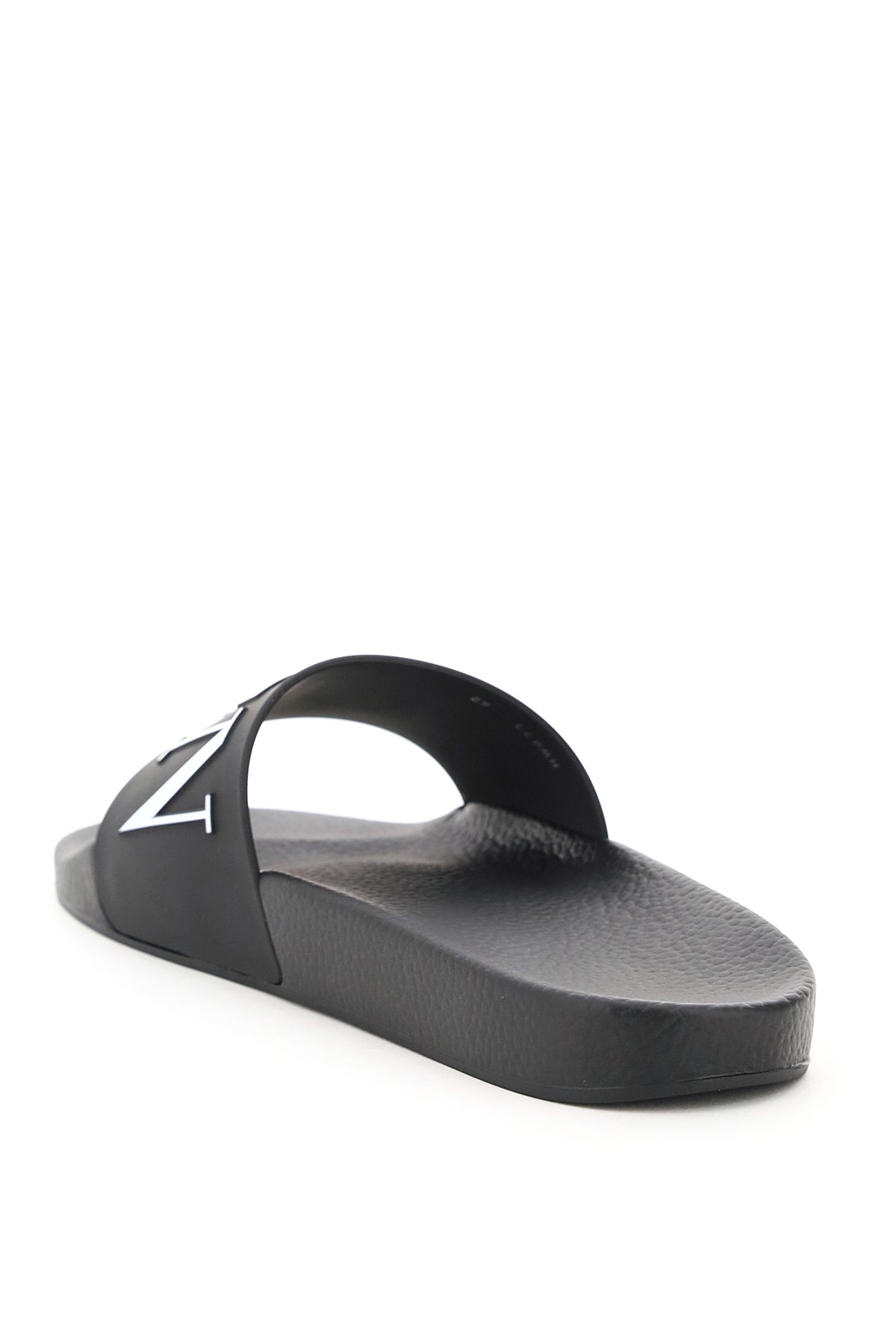 Valentino Garavani Vltn Pvc Slides   Black