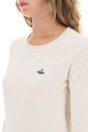 Vivienne Westwood Embroidered Logo Pullover   White