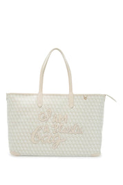 Anya Hindmarch I Am A Plastic Bag Motif Tote Bag   White