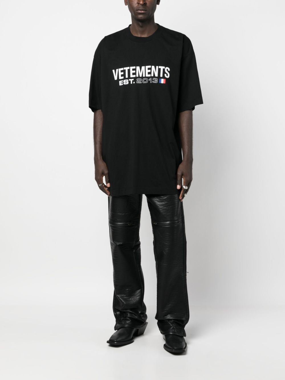 Vetements T Shirts And Polos Black