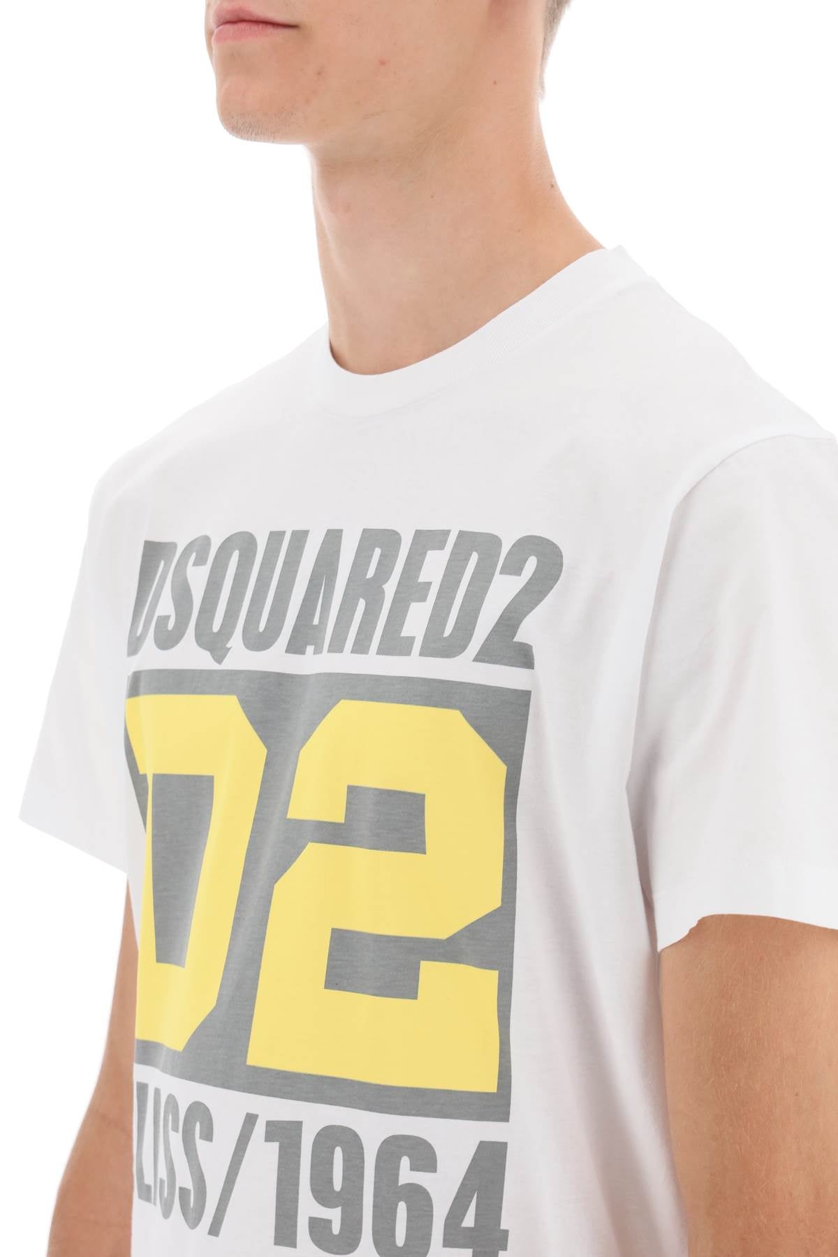 Dsquared2 'D2 Class 1964' Cool Fit T Shirt   White