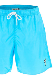 Yesiam Drawstring Swim Trunks   Light Blue