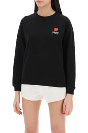 Kenzo Crew Neck Sweatshirt With Embroidery   Black