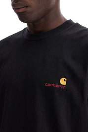 Carhartt Wip American Script T Shirt   Black