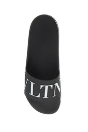 Valentino Garavani Vltn Rubber Slides   Black