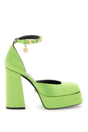 Versace Medusa Aevitas Platform Pumps   Green