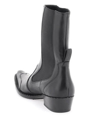 By Far Otis Chelsea Boots   Black