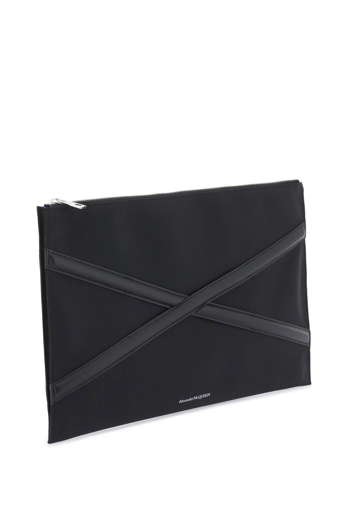 Alexander Mcqueen Harness Pouch   Black