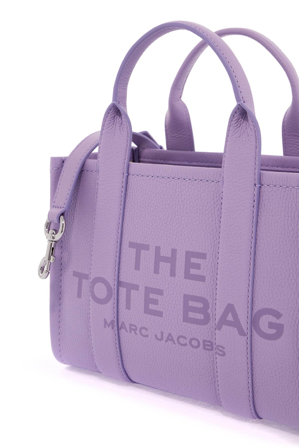 Marc Jacobs The Leather Small Tote Bag   Purple