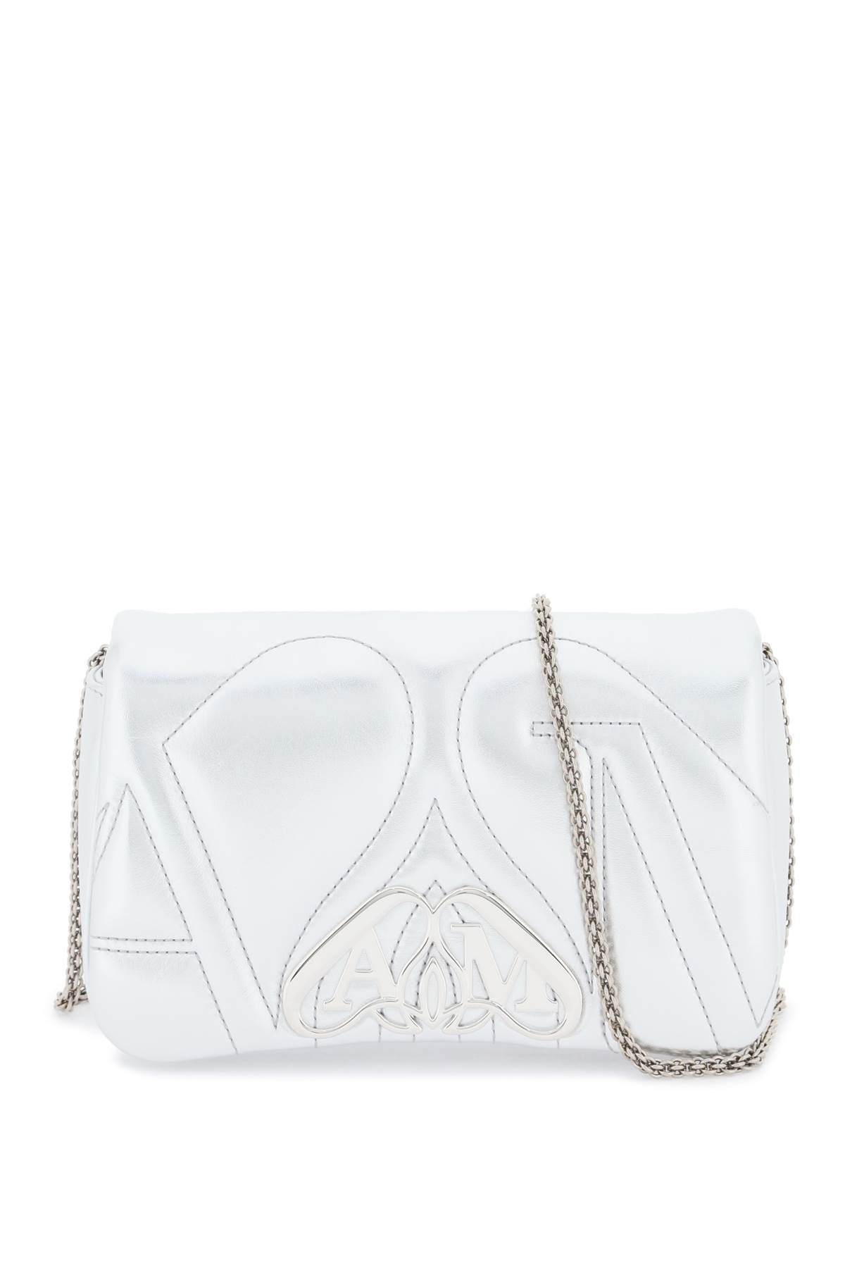 Alexander Mcqueen Seal Mini Bag   Silver