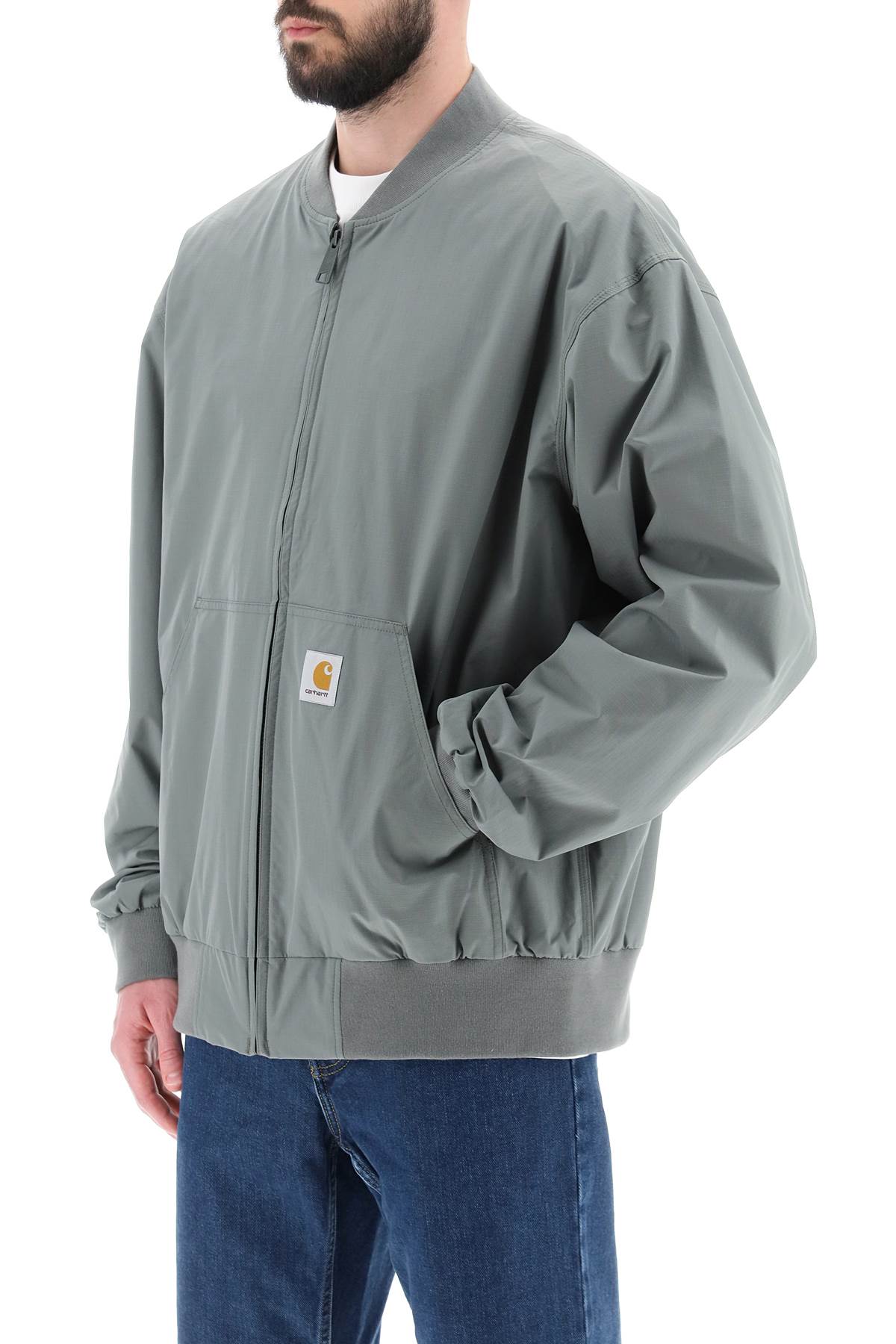 Carhartt Wip 'Active' Bomber Jacket In Ripstop   Green