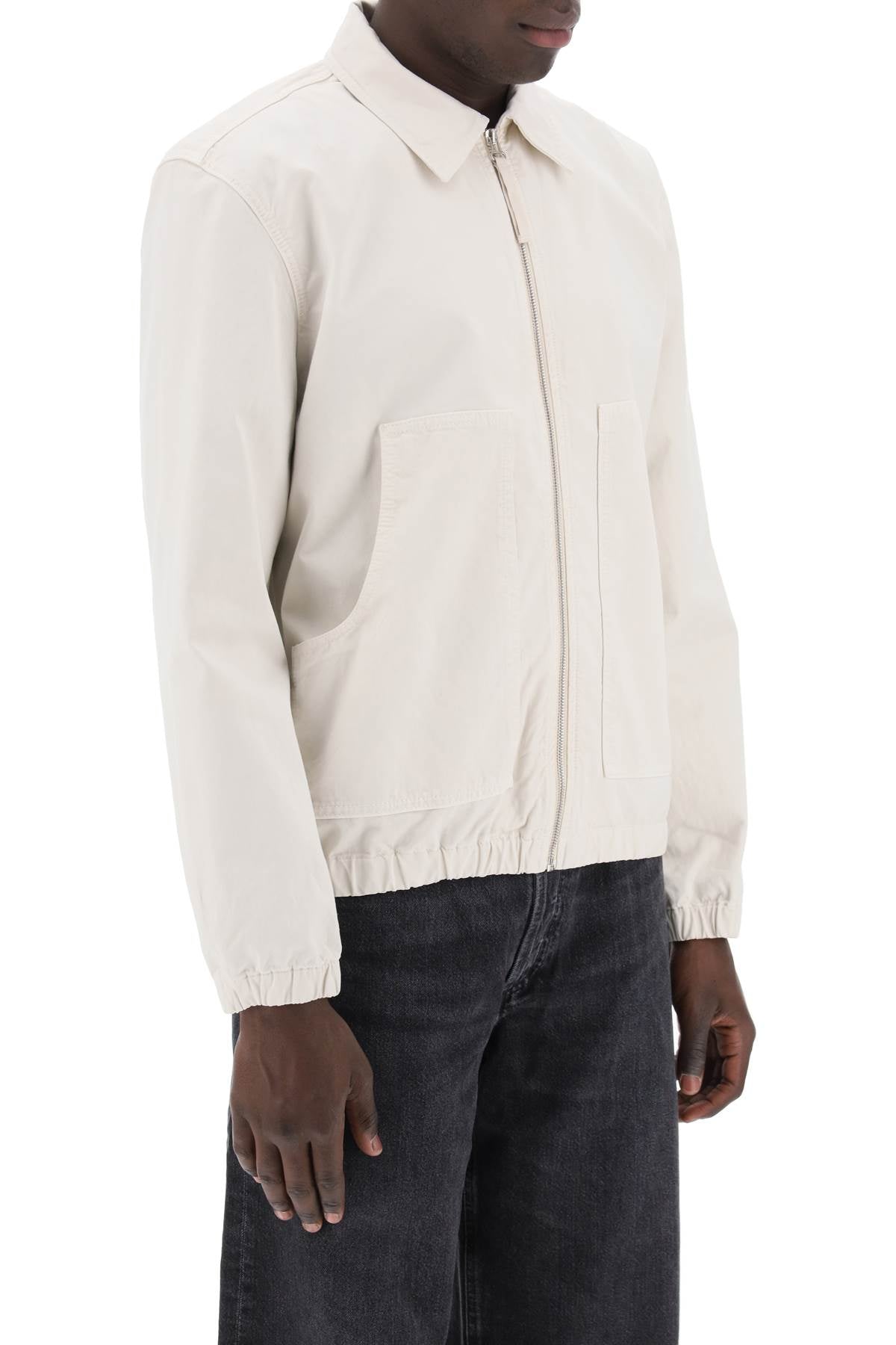 Closed Cotton Blouson Jacket   Neutral