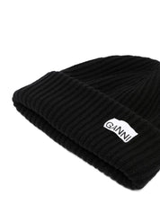 Ganni Hats Black